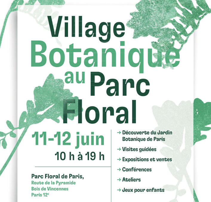 Pariciflore participe au Village botanique ! – Samedi 11 et dimanche 12 juin 2022